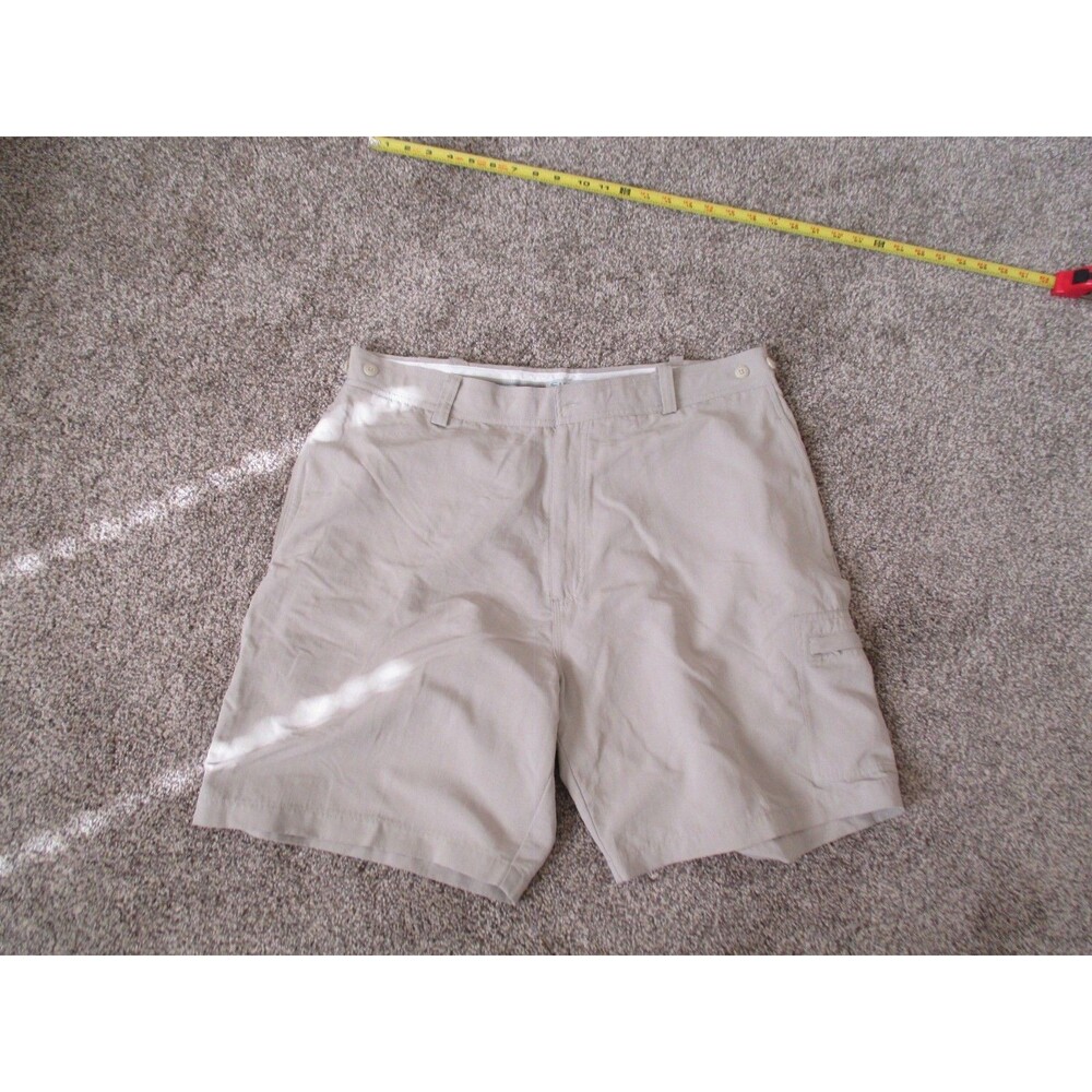 Simms Shorts Mens XL 38 8" Beige Fishing Stretch outdoors